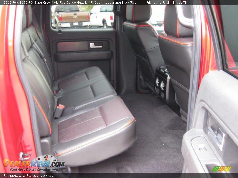 FX Appearance Package, back seat - 2012 Ford F150