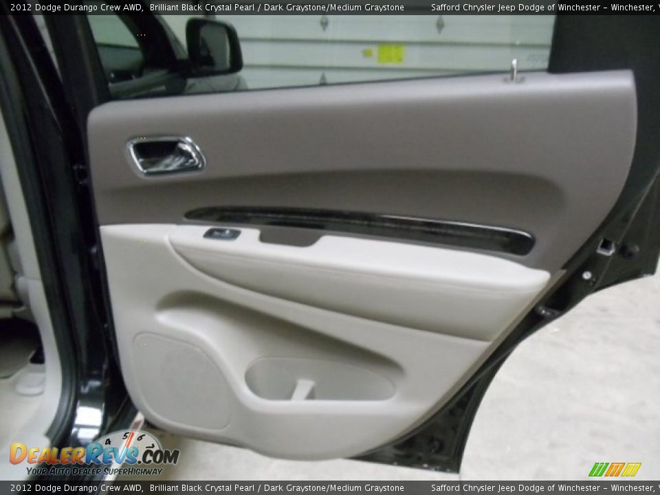 2012 Dodge Durango Crew AWD Brilliant Black Crystal Pearl / Dark Graystone/Medium Graystone Photo #11