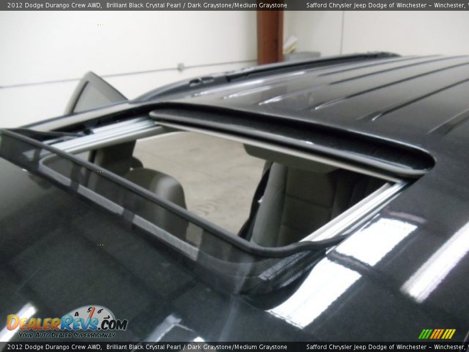 2012 Dodge Durango Crew AWD Brilliant Black Crystal Pearl / Dark Graystone/Medium Graystone Photo #19