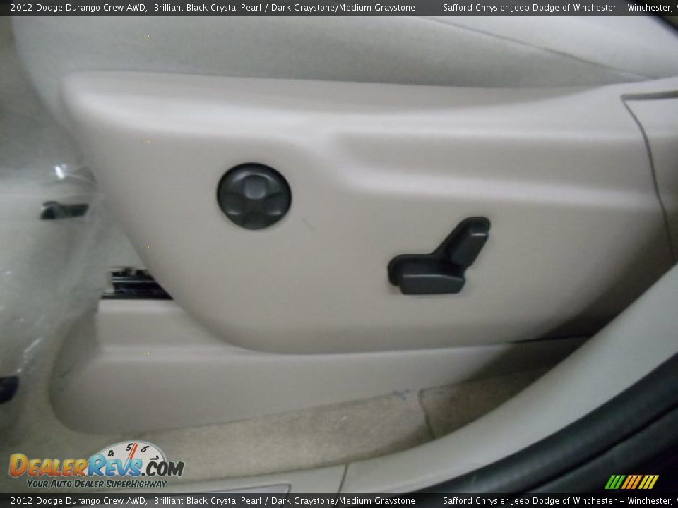 2012 Dodge Durango Crew AWD Brilliant Black Crystal Pearl / Dark Graystone/Medium Graystone Photo #20