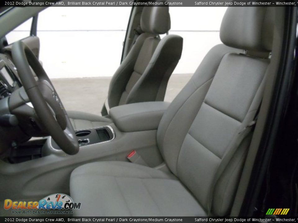 2012 Dodge Durango Crew AWD Brilliant Black Crystal Pearl / Dark Graystone/Medium Graystone Photo #21