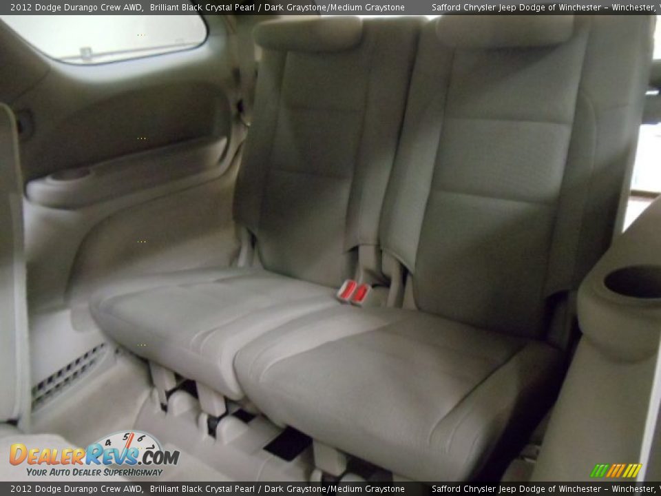 2012 Dodge Durango Crew AWD Brilliant Black Crystal Pearl / Dark Graystone/Medium Graystone Photo #23