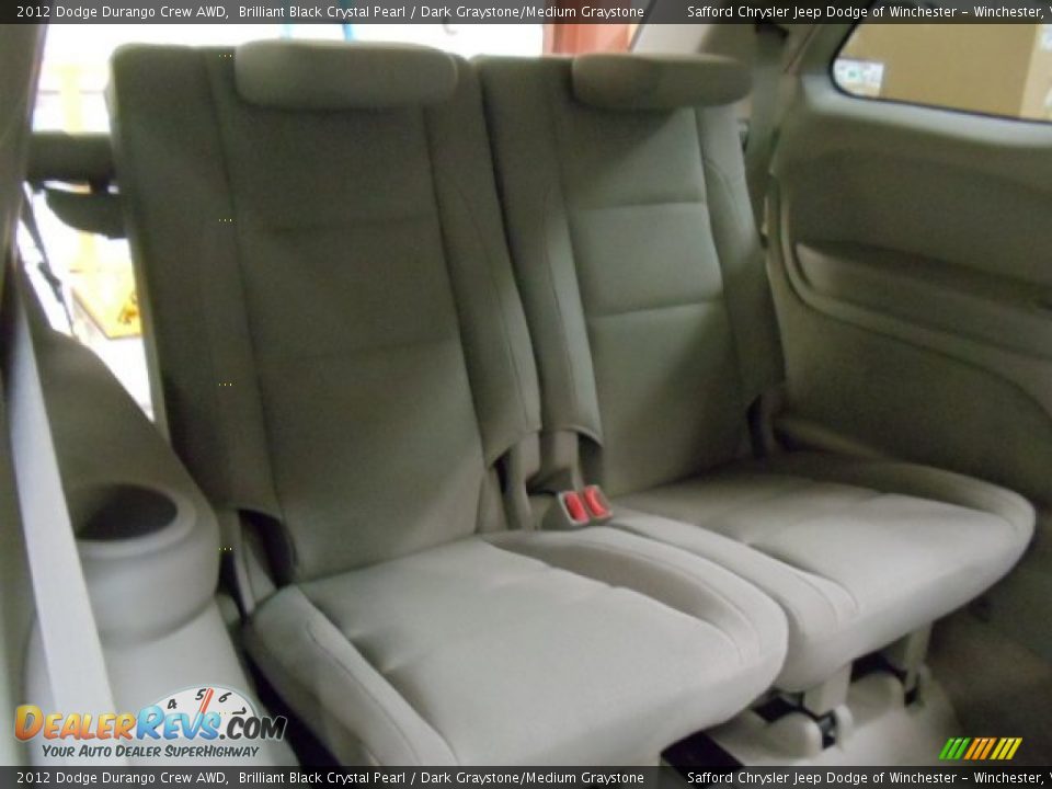 2012 Dodge Durango Crew AWD Brilliant Black Crystal Pearl / Dark Graystone/Medium Graystone Photo #24