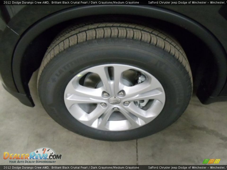 2012 Dodge Durango Crew AWD Brilliant Black Crystal Pearl / Dark Graystone/Medium Graystone Photo #27