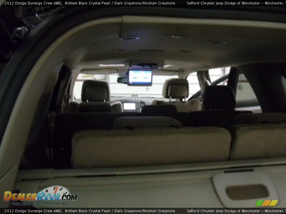 2012 Dodge Durango Crew AWD Brilliant Black Crystal Pearl / Dark Graystone/Medium Graystone Photo #28