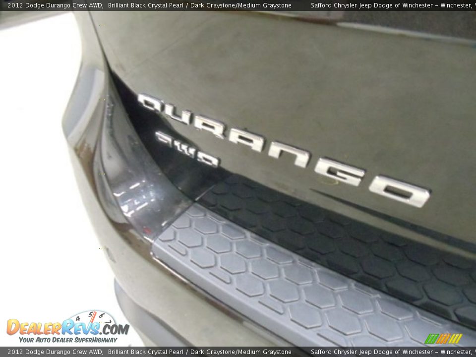 2012 Dodge Durango Crew AWD Brilliant Black Crystal Pearl / Dark Graystone/Medium Graystone Photo #32