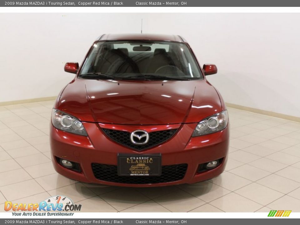2009 Mazda MAZDA3 i Touring Sedan Copper Red Mica / Black Photo #2