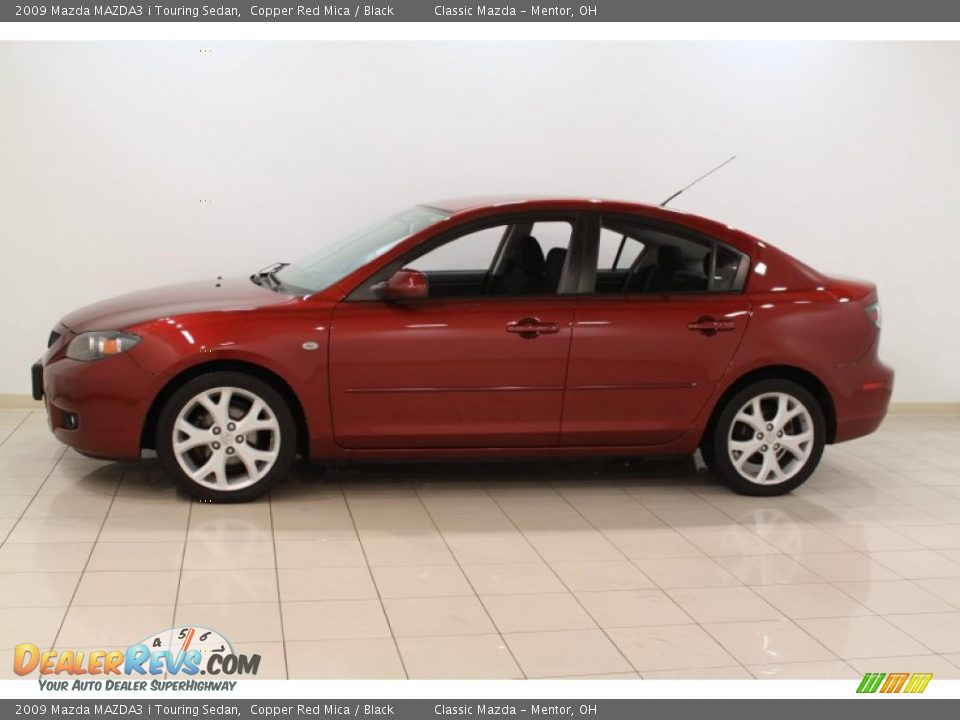 2009 Mazda MAZDA3 i Touring Sedan Copper Red Mica / Black Photo #4