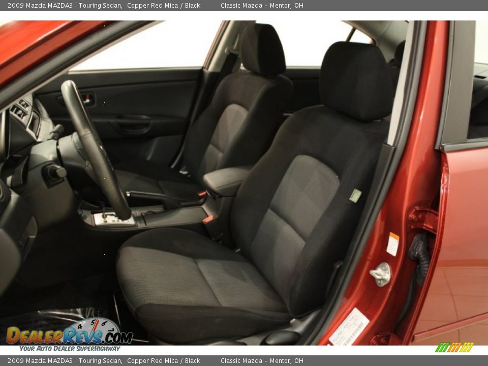 2009 Mazda MAZDA3 i Touring Sedan Copper Red Mica / Black Photo #6