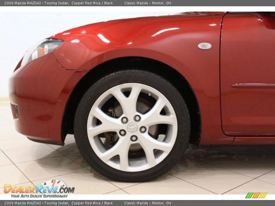 2009 Mazda MAZDA3 i Touring Sedan Copper Red Mica / Black Photo #17
