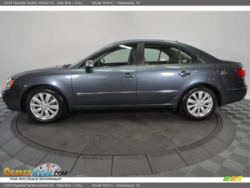 2009 Hyundai Sonata Limited V6 Slate Blue / Gray Photo #2