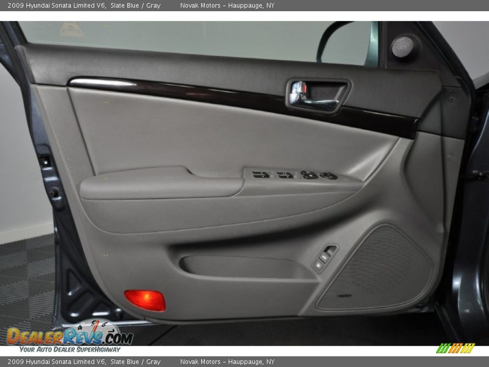 2009 Hyundai Sonata Limited V6 Slate Blue / Gray Photo #10