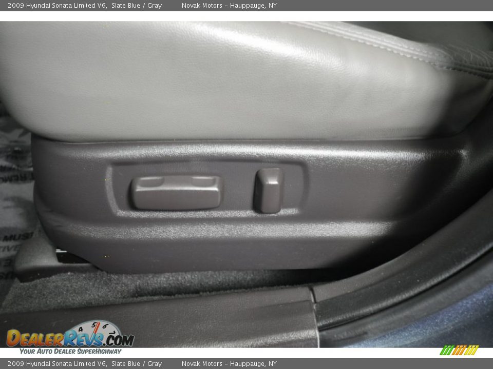 2009 Hyundai Sonata Limited V6 Slate Blue / Gray Photo #14