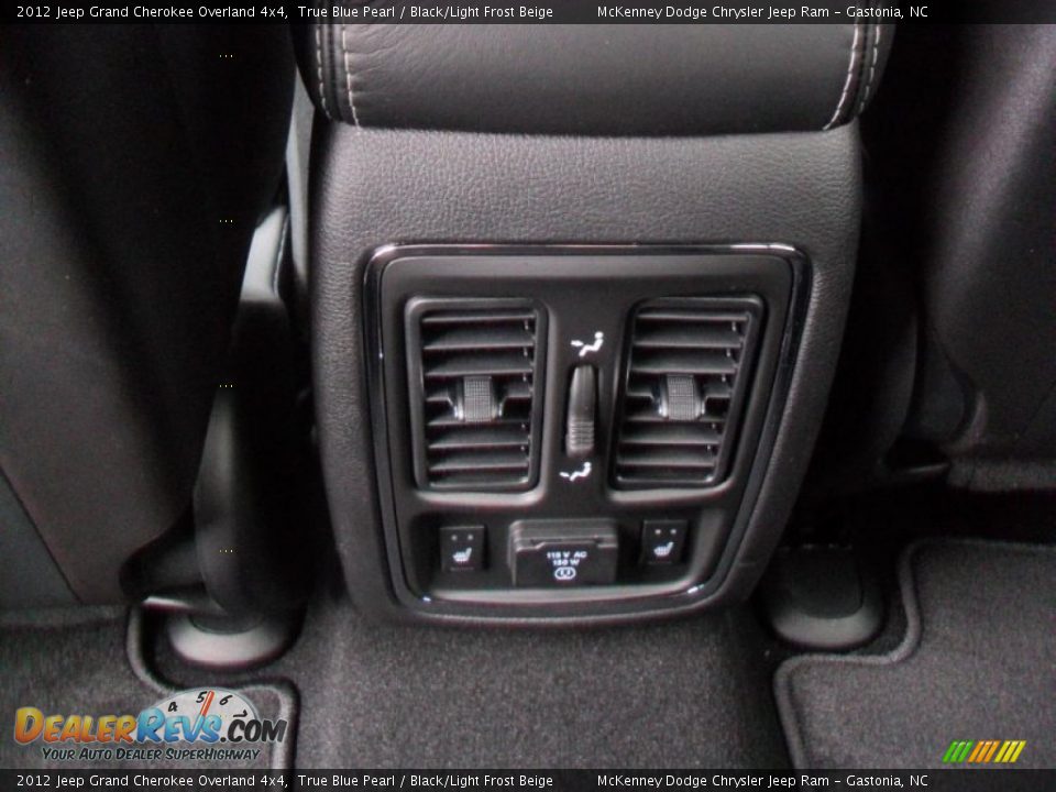 2012 Jeep Grand Cherokee Overland 4x4 True Blue Pearl / Black/Light Frost Beige Photo #17