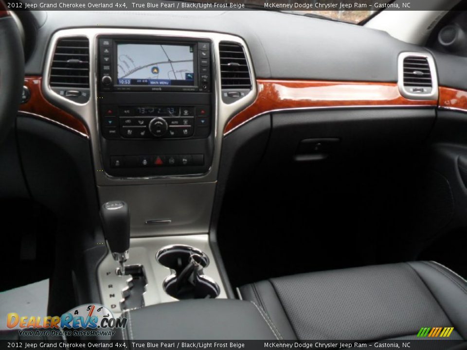 2012 Jeep Grand Cherokee Overland 4x4 True Blue Pearl / Black/Light Frost Beige Photo #19