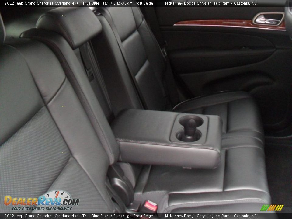 2012 Jeep Grand Cherokee Overland 4x4 True Blue Pearl / Black/Light Frost Beige Photo #21