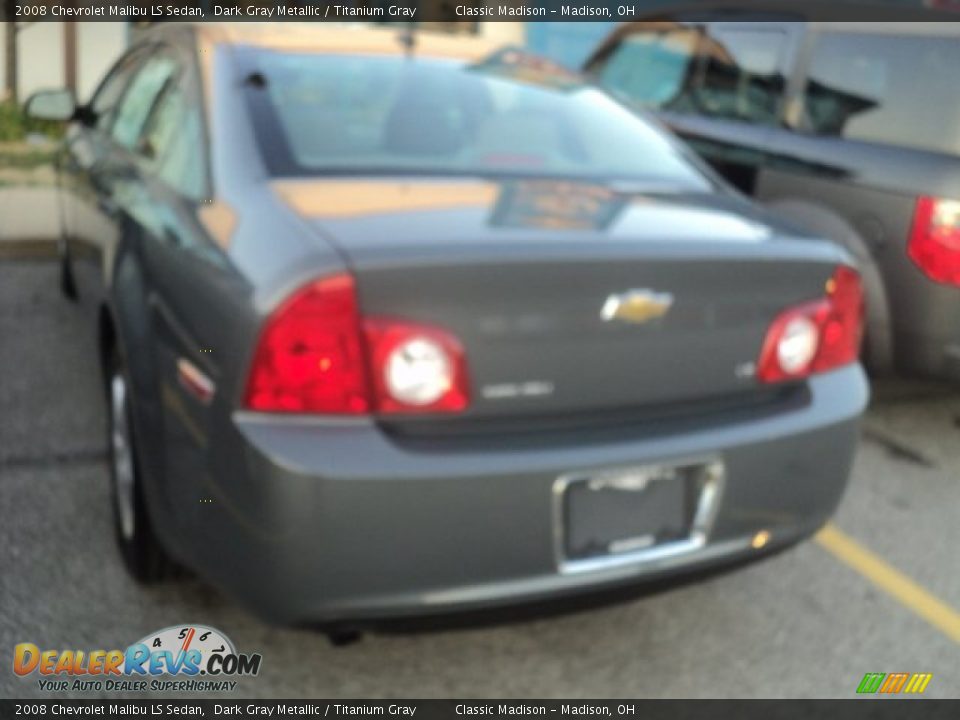 2008 Chevrolet Malibu LS Sedan Dark Gray Metallic / Titanium Gray Photo #4