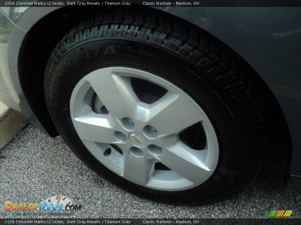 2008 Chevrolet Malibu LS Sedan Dark Gray Metallic / Titanium Gray Photo #5