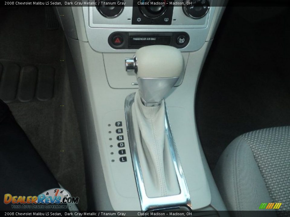 2008 Chevrolet Malibu LS Sedan Dark Gray Metallic / Titanium Gray Photo #8