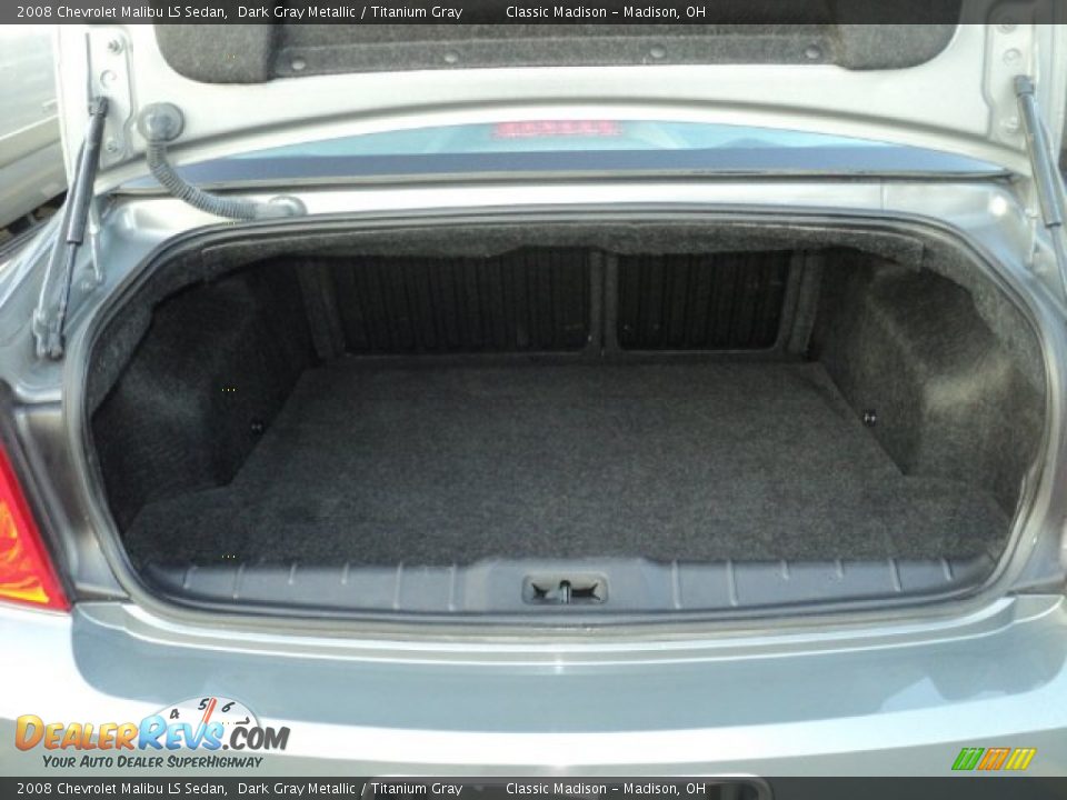 2008 Chevrolet Malibu LS Sedan Dark Gray Metallic / Titanium Gray Photo #13