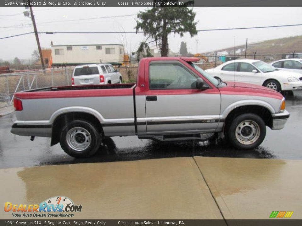 Bright Red 1994 Chevrolet S10 LS Regular Cab Photo #4