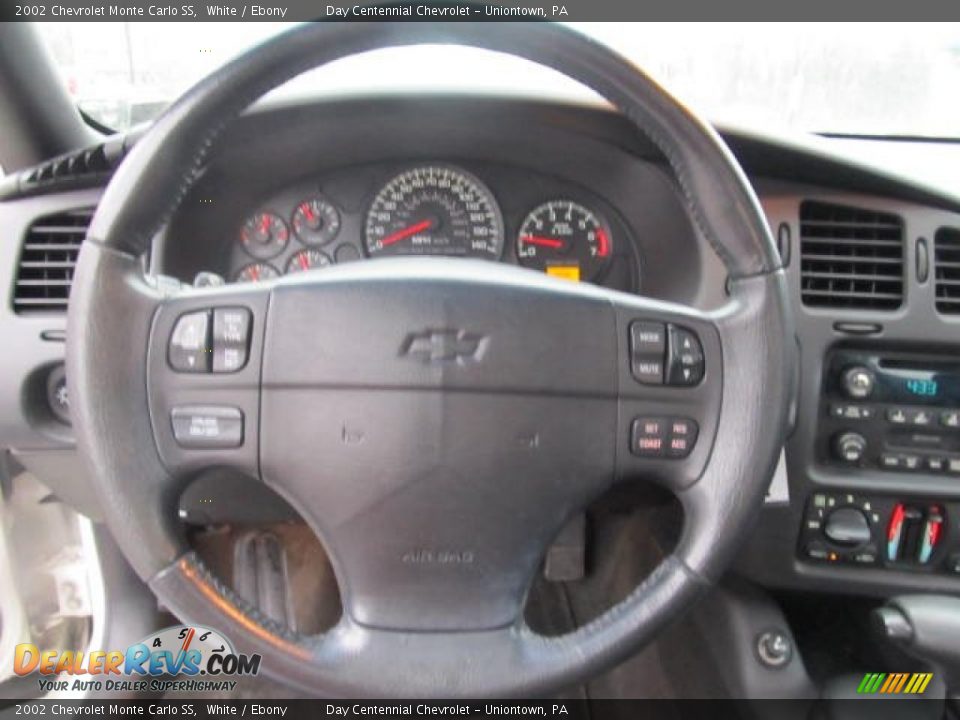 2002 Chevrolet Monte Carlo SS White / Ebony Photo #10