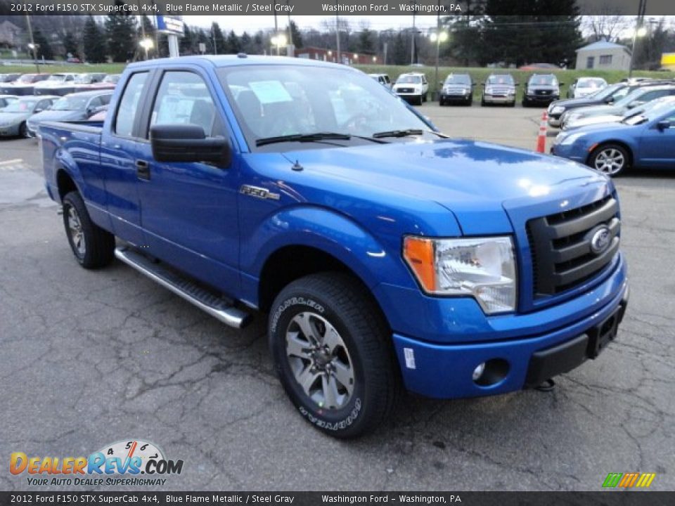 Front 3/4 View of 2012 Ford F150 STX SuperCab 4x4 Photo #6