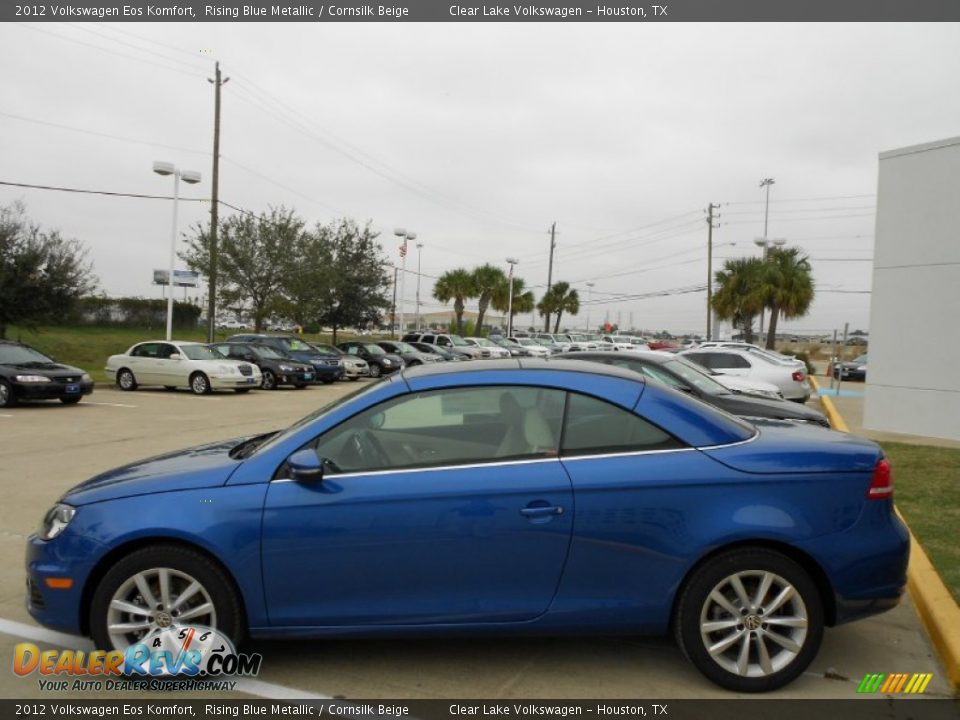 Rising Blue Metallic 2012 Volkswagen Eos Komfort Photo #4