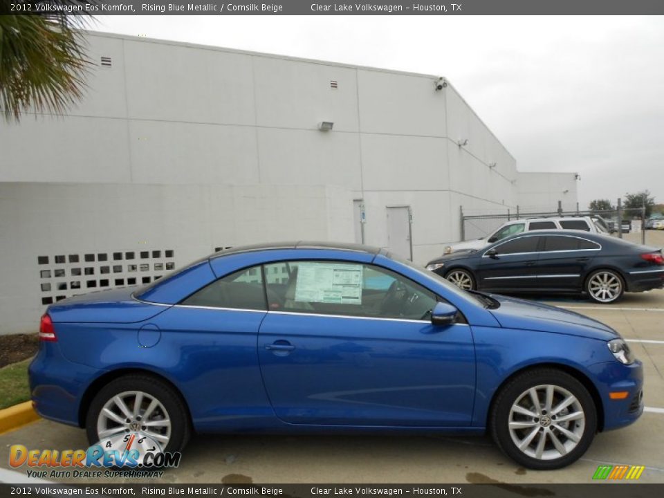 Rising Blue Metallic 2012 Volkswagen Eos Komfort Photo #8