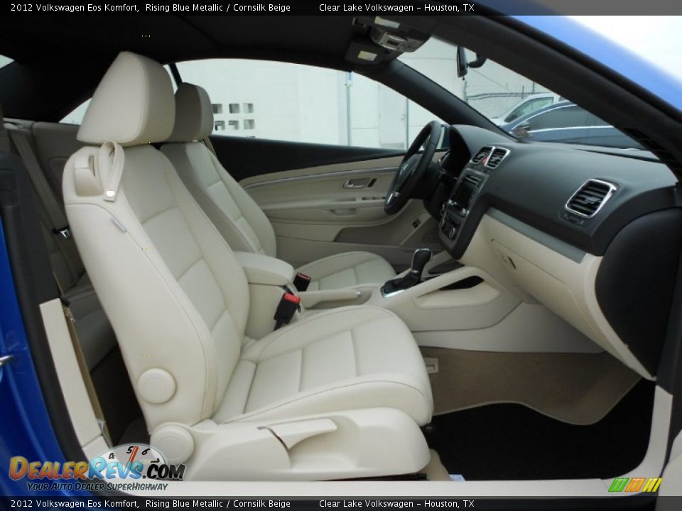 Cornsilk Beige Interior - 2012 Volkswagen Eos Komfort Photo #13