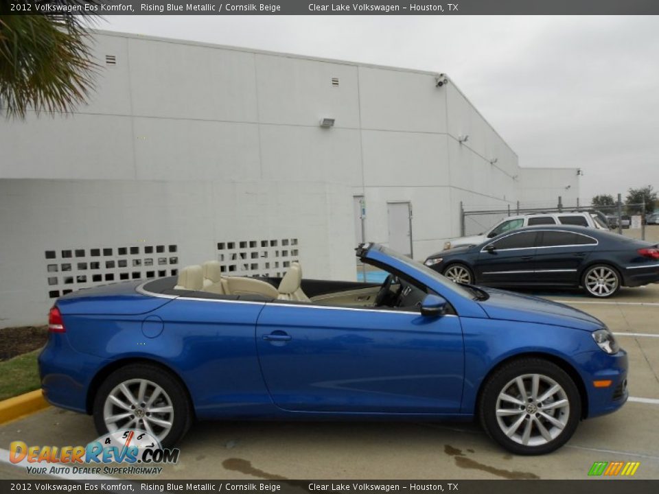 Rising Blue Metallic 2012 Volkswagen Eos Komfort Photo #25