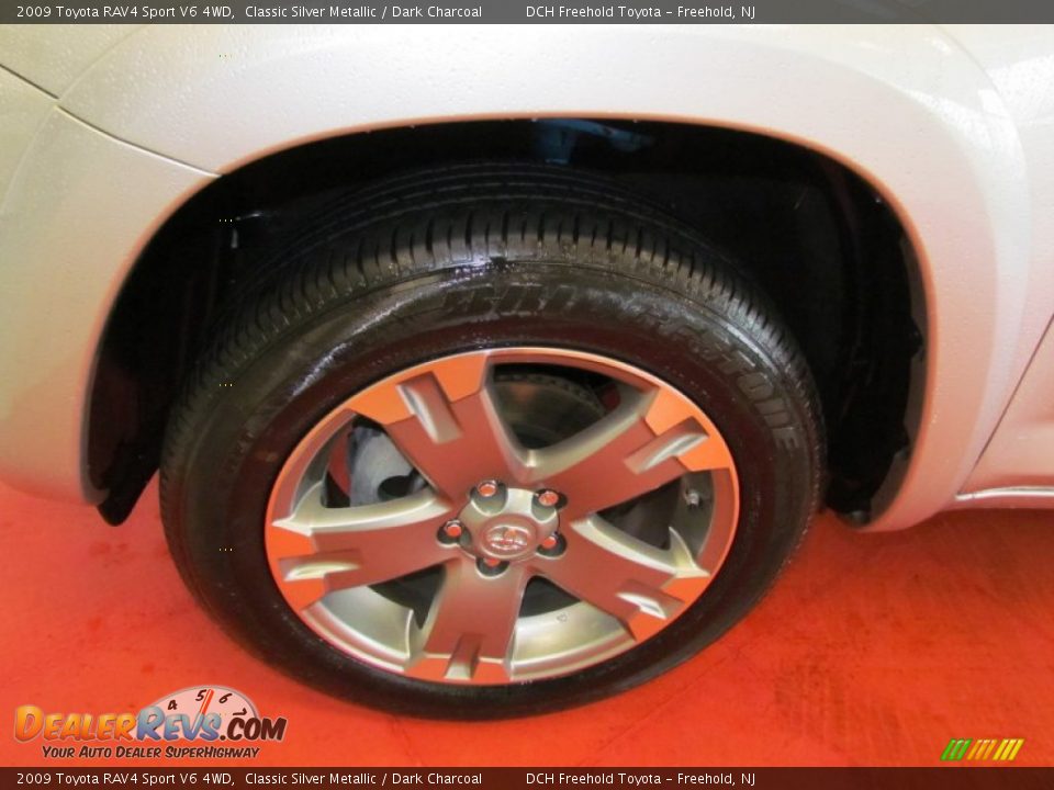 2009 Toyota RAV4 Sport V6 4WD Classic Silver Metallic / Dark Charcoal Photo #3