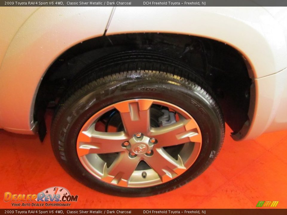 2009 Toyota RAV4 Sport V6 4WD Classic Silver Metallic / Dark Charcoal Photo #5