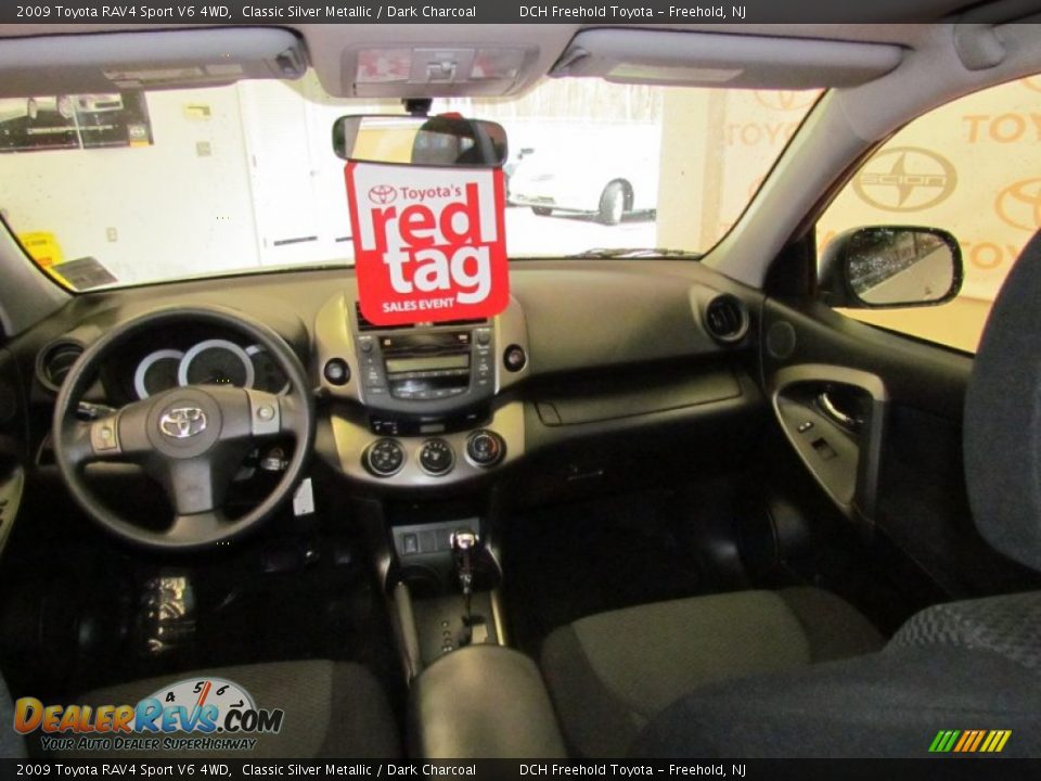 2009 Toyota RAV4 Sport V6 4WD Classic Silver Metallic / Dark Charcoal Photo #12