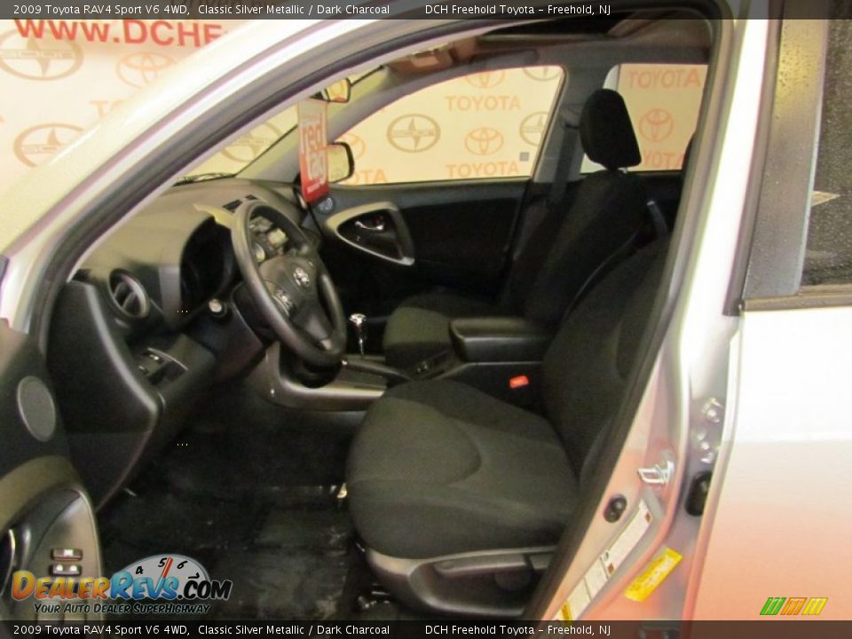 2009 Toyota RAV4 Sport V6 4WD Classic Silver Metallic / Dark Charcoal Photo #15