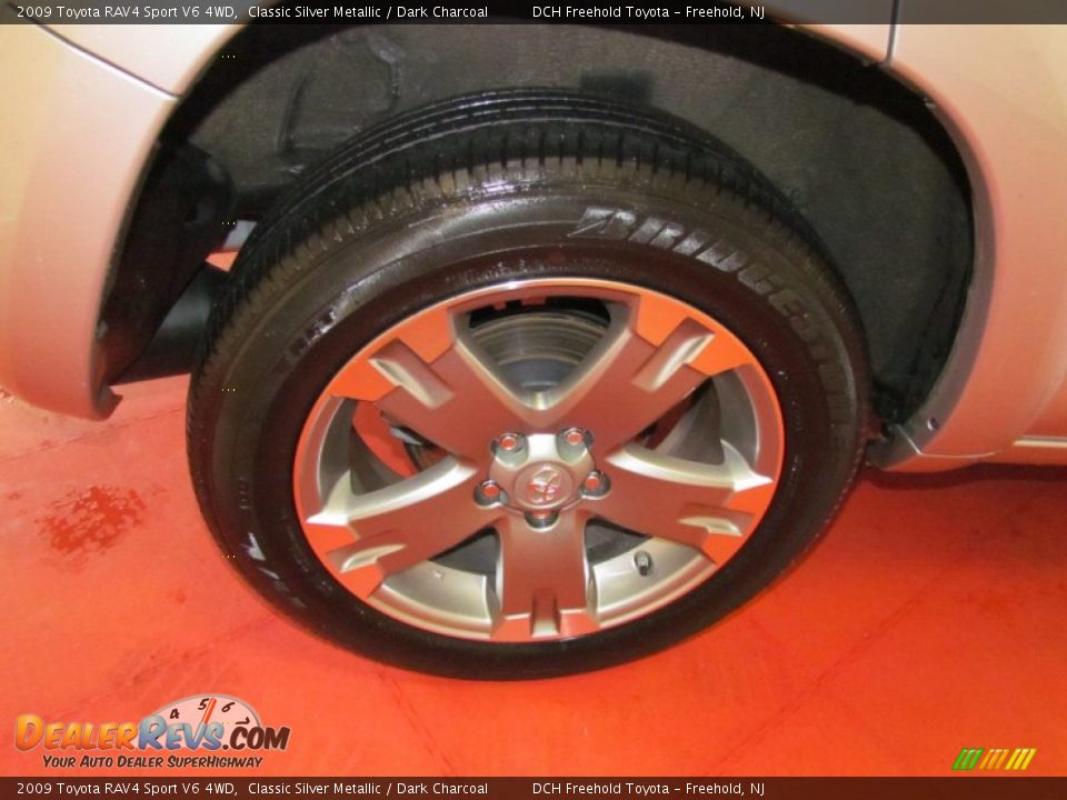 2009 Toyota RAV4 Sport V6 4WD Classic Silver Metallic / Dark Charcoal Photo #21