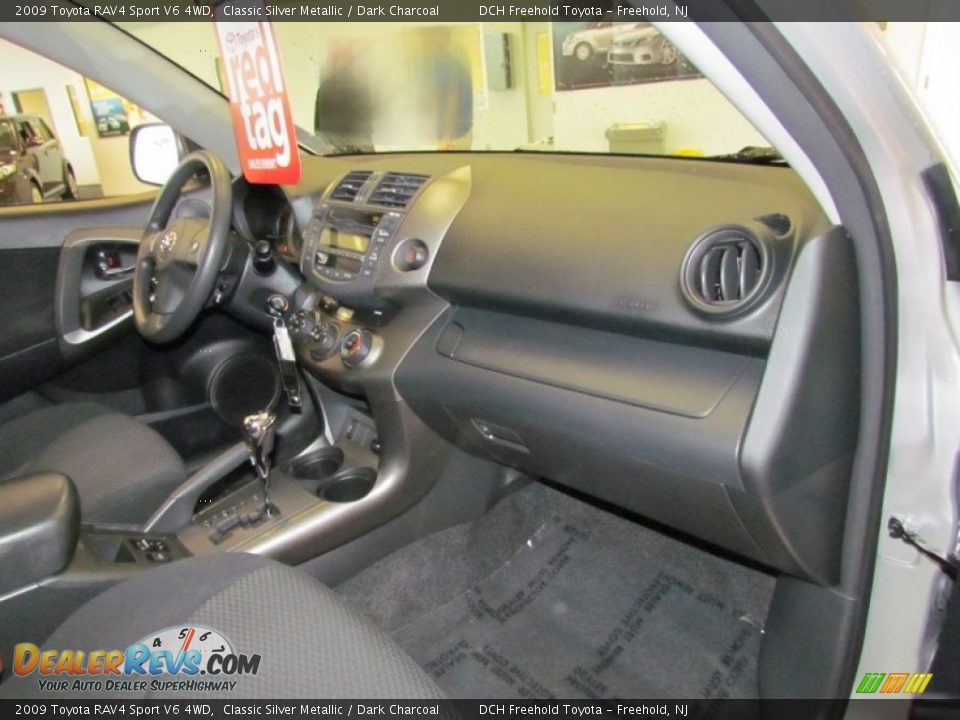 2009 Toyota RAV4 Sport V6 4WD Classic Silver Metallic / Dark Charcoal Photo #25