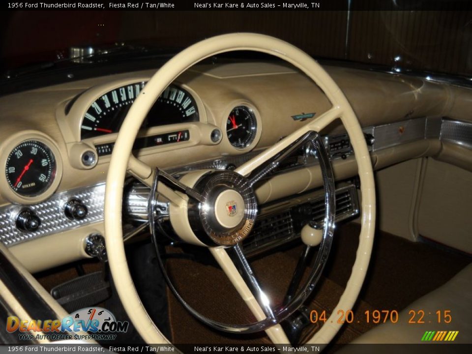 1956 Ford Thunderbird Roadster Steering Wheel Photo #25