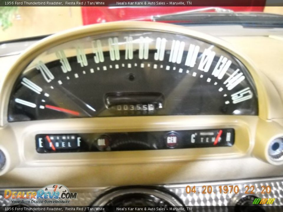 1956 Ford Thunderbird Roadster Gauges Photo #33