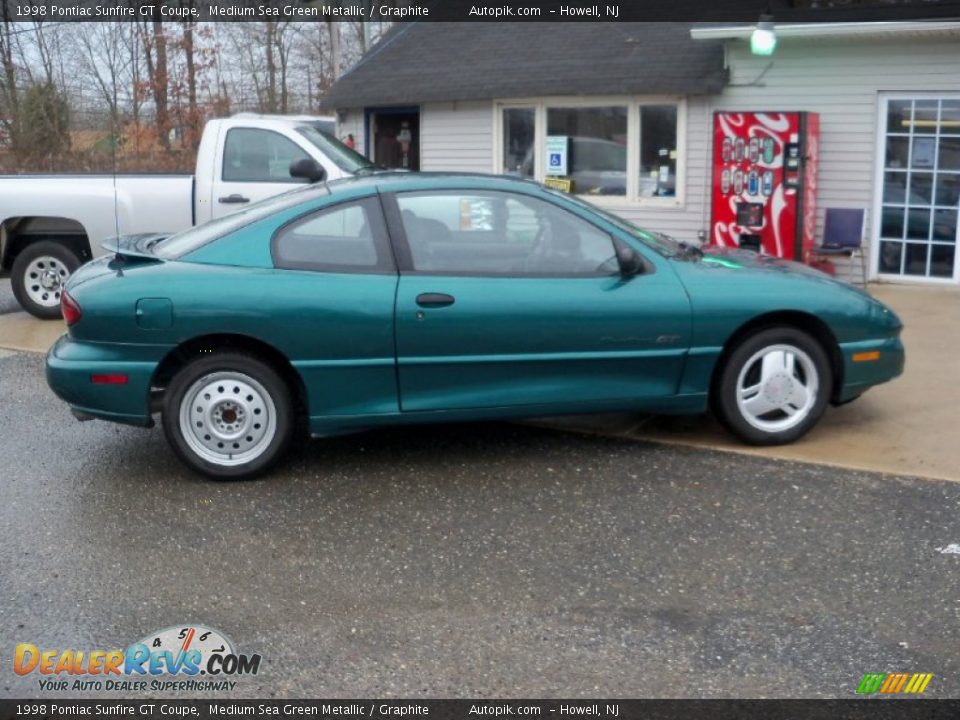 Medium Sea Green Metallic 1998 Pontiac Sunfire GT Coupe Photo #7
