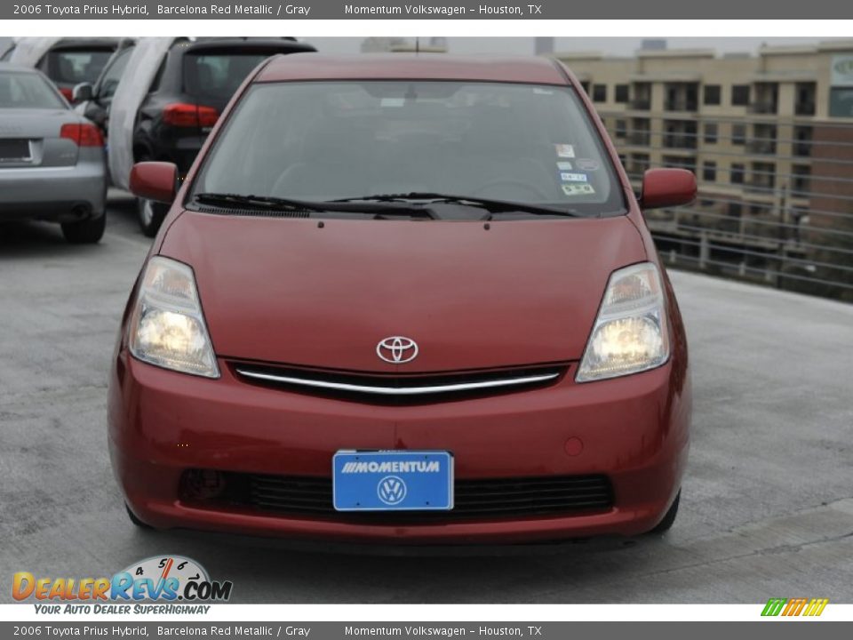 2006 Toyota Prius Hybrid Barcelona Red Metallic / Gray Photo #2