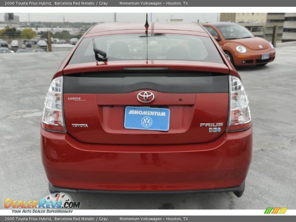 2006 Toyota Prius Hybrid Barcelona Red Metallic / Gray Photo #3