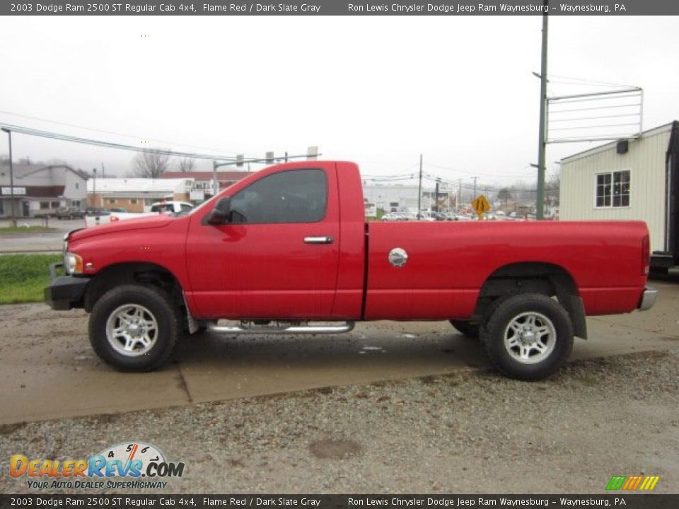 Flame Red 2003 Dodge Ram 2500 ST Regular Cab 4x4 Photo #2