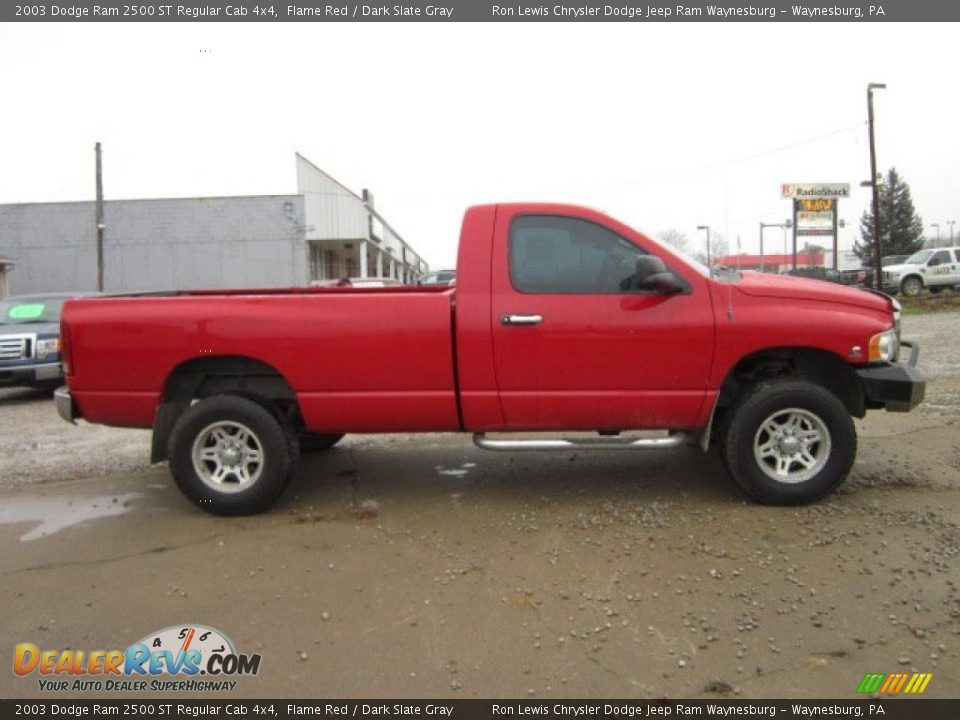Flame Red 2003 Dodge Ram 2500 ST Regular Cab 4x4 Photo #5