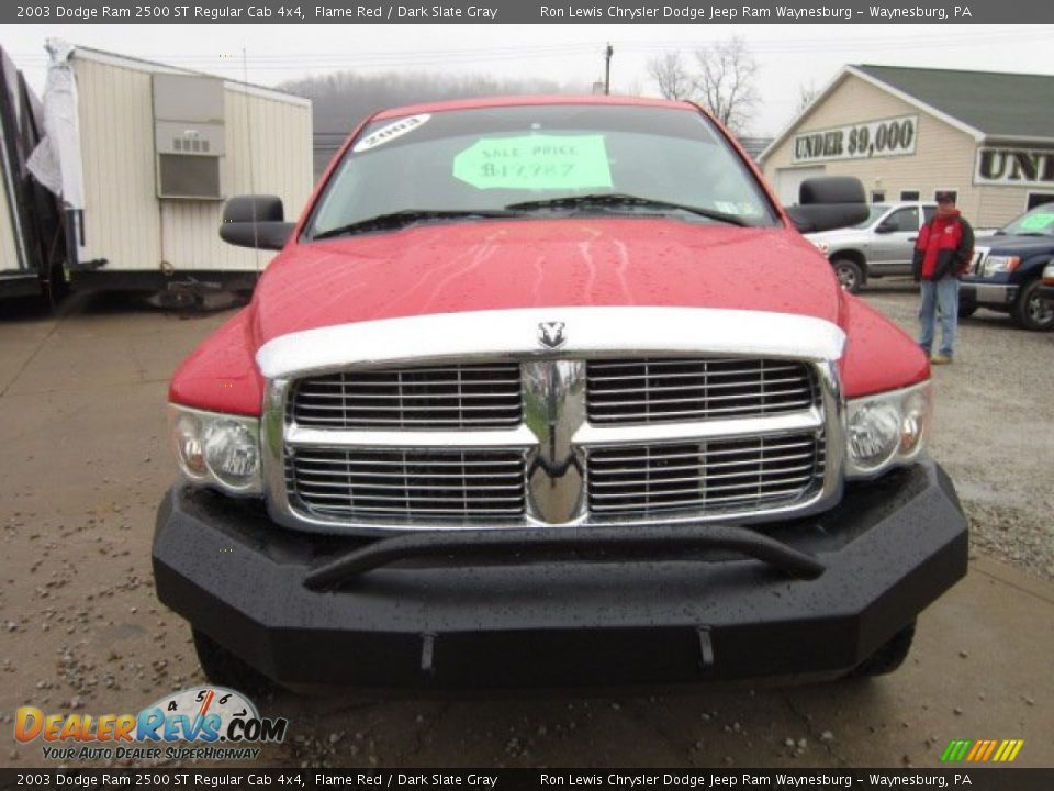 2003 Dodge Ram 2500 ST Regular Cab 4x4 Flame Red / Dark Slate Gray Photo #7