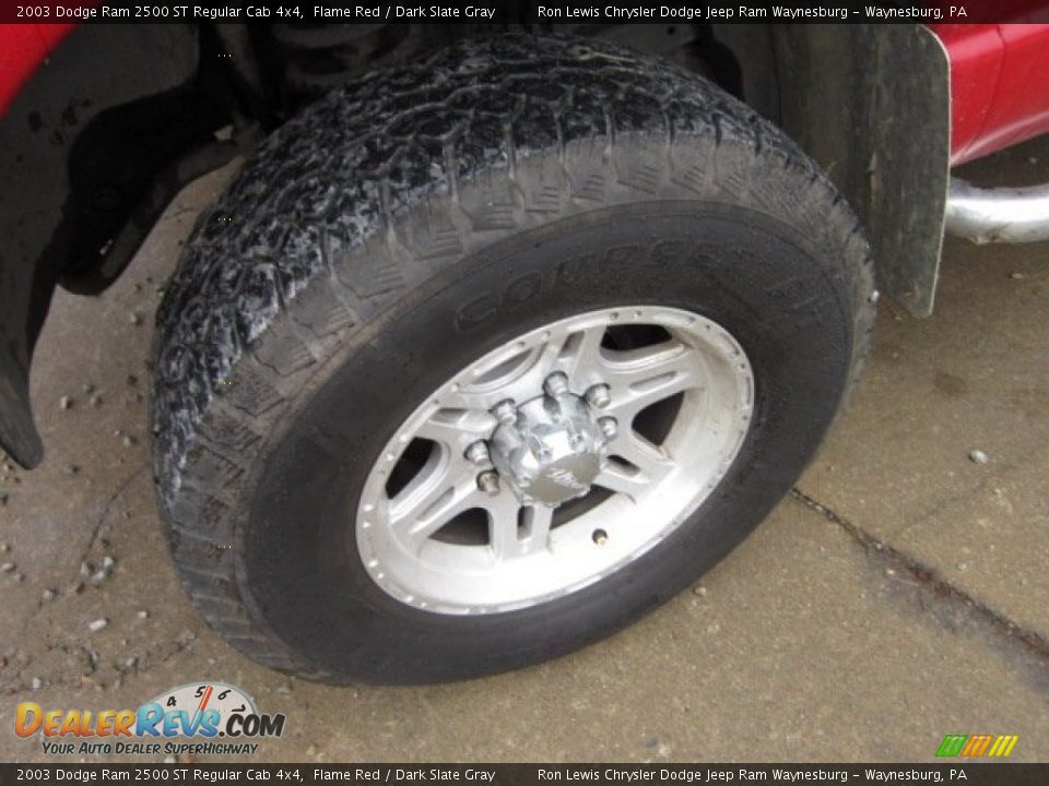 2003 Dodge Ram 2500 ST Regular Cab 4x4 Flame Red / Dark Slate Gray Photo #8