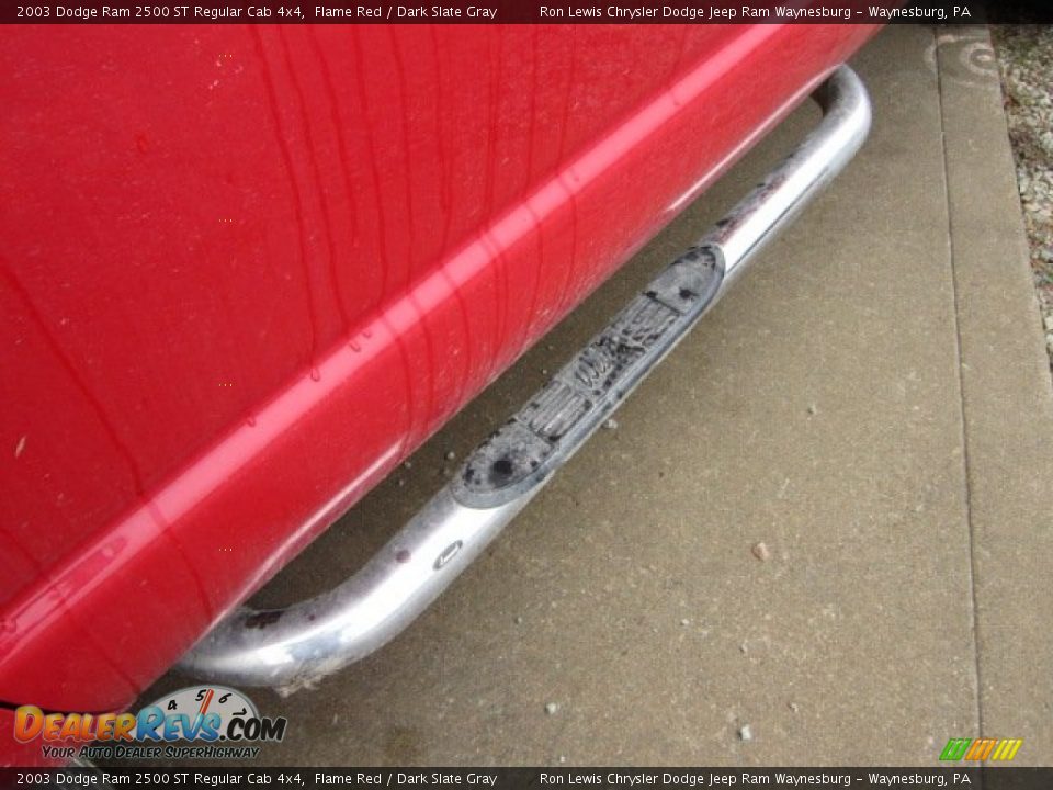2003 Dodge Ram 2500 ST Regular Cab 4x4 Flame Red / Dark Slate Gray Photo #9