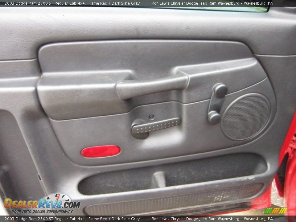 2003 Dodge Ram 2500 ST Regular Cab 4x4 Flame Red / Dark Slate Gray Photo #12