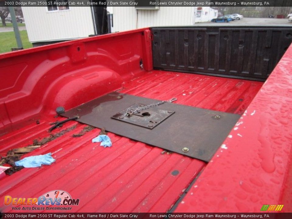 2003 Dodge Ram 2500 ST Regular Cab 4x4 Flame Red / Dark Slate Gray Photo #13