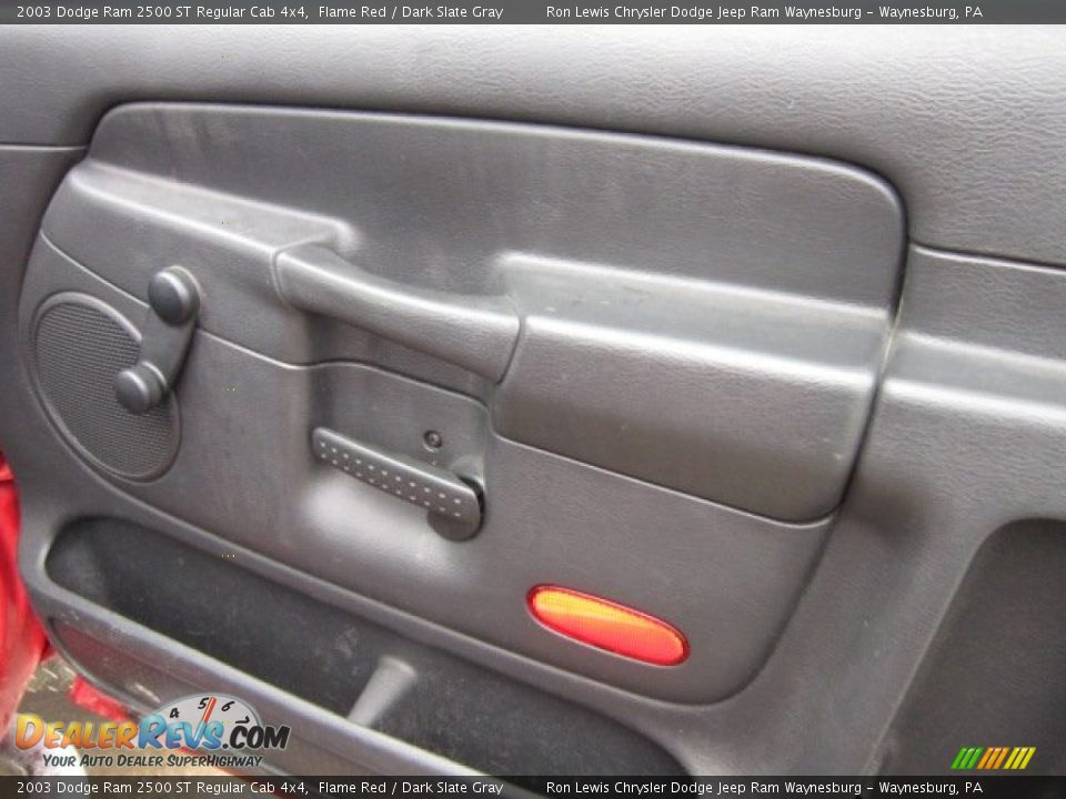 2003 Dodge Ram 2500 ST Regular Cab 4x4 Flame Red / Dark Slate Gray Photo #15